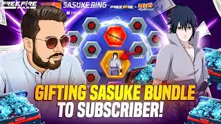 Gifting Sasuke Bundle to My Subscribers | Telugu FreeFire #giveawayking #giveawayalert #sasukebundle