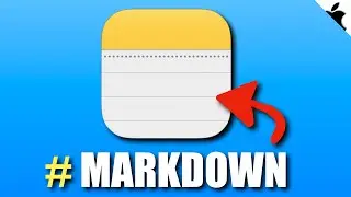 Using Markdown directly in Apple Notes