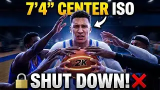 NBA 2K26 crazy defense. Center 7'4 iso play