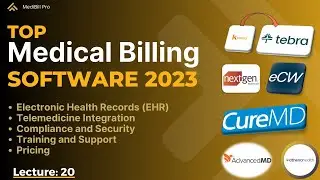 Medical Billing & Coding Software | Kareo/Tebra, eCW, CureMD | Key Features & Pricing | Lecture 20