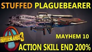 BL3 - LVL 65 - Stuffed Plaguebearer - A,S,E 200% Splash Dmg - Mayhem 10