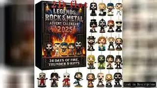 Legends of Rock Metal Advent Calendar 24 Days Christmas Countdown Calendar Box Gift Children's Birth
