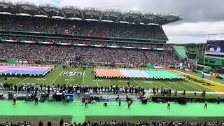 National Anthems of USA and Ireland at the NFL in Dublin Game #nfl #usa #anthem #ireland #football 