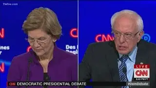 Sanders denies telling Warren that a woman couldn't win the presidency