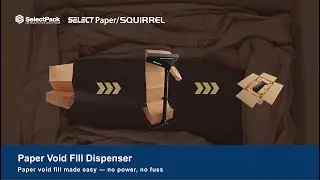 SQUIRREL Paper Void Fill Dispenser | SelectPaper|SelectPack #machine #warehouseefficiency