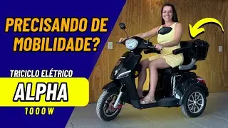 Triciclo elétrico Alpha! Será que é pra você?