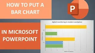 Tutorial on how to put a bar chart in Microsoft PowerPoint