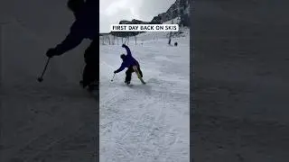 First day back on the slopes⛷️🔥! #ski #skiing #skifahren #fast