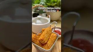 Crispy Kurkure Paneer in Air Fryer| No Deep Frying🔥 | Easy Snack Recipe | Monsoon Special | shorts