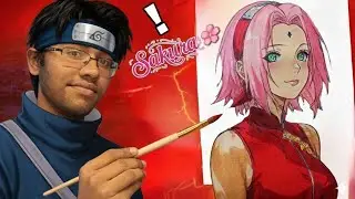 How to Draw Sakura 🌸 | easy drawing | step by step drawing