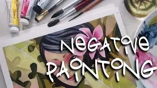 Negative Painting Technique