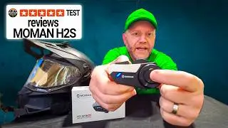 Мотоциклетная гарнитура MOMAN H2S проходит испытания! Moto Offroad Adventures