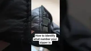 How to identify what size your zipper slider is- watch this video for my simple tip #zipperrepair