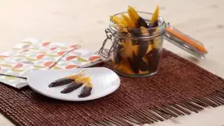 Scorze di arancia candite al cioccolato | Chef Stefano De Gregorio | Scuola di cucina Saporie