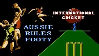 NES PAL Exclusives: INTERNATIONAL CRICKET & AUSSIE RULES FOOTY (Nintendo Entertainment System Review