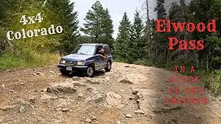 Best Forgotten 4x4 - Stock 1995 Geo Tracker - Will We Make it? Elwood Pass, Colorado