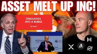 Ray Dalio 'Stimulating Into A Bubble' .... Major Asset Melt Up Coming On With QE!! Larry Fink....