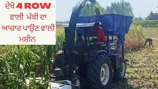 4 ROW MAIZE SILAGE MACHINE FOR SMALL DIARY FARMER | AULAKH DIARY FARM | RAMPURA PHUL | BATHINDA |