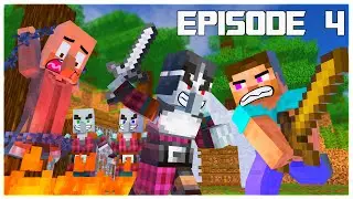 СПАСЕНИЕ ЖИТЕЛЯ! - История приключений Стива. Эпизод 4 [Анимационный фильм Minecraft]