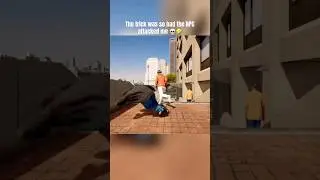 I got attacked by an NPC 😂 #shorts #memes #fail #gaming #session #skate #skateboarding #funny