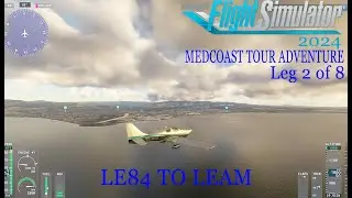 MSFS 2024 MedCoast Tour Adventure | Leg 2 of 8 | Jayena to Almeria | Cessna C400
