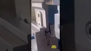 Bending operation metal plate #bending #operation #metal #plate #engineering #machineshop #presstool