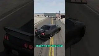Which Vehicle Can Jump Over The Roadblock? #beamng #beamngdrive #car #gaming #shorts