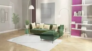 Suede Fabric Sofa