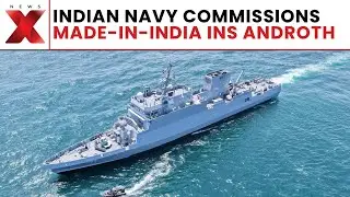 Indian Navy inducts Indigenous Androth ASW ship to strengthen coastal defense | NewsX #indiannavy