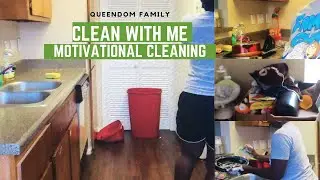 Speed Clean My Apartment With Me | Motivational Speed cleaning | Single Mom Of 3