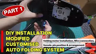 INSTALLATION OF SIDE MIRROR AUTO FOLDING SYSTEM PART 1| MODIFIED WIRE CONNECTION|TOYOTA VIOS 2018-25