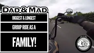 LONGEST & BIGGEST GROUP RIDE AS A FAMILY! Sportster Sickness UK