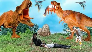 T-Rex Chase - Part 100 - Jurassic World Dinosaur Fan Movie