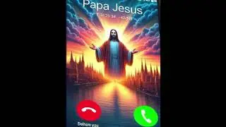 papa jesus calling in iphone#jesus #jesuschrist #shorts