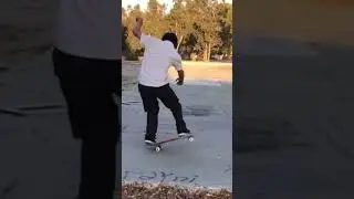 540 bigspin fakie manual #fyp #skateboarding