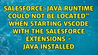Java runtime could not be located