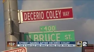 Baltimore street renamed after boy hero who died trying to save siblings