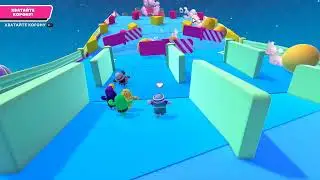 Fall guys  ИГРАЮ 4 + КОРОНА WIN CROWN