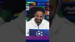 Awkward moment Man Utd boss Ruben Amorim refuses to speak English