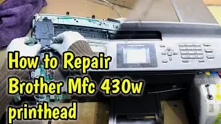 Как устранить проблему с печатающей головкой Brother MFC 430W: чистый лист, отсутствие печати цве...