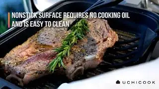 Grilled Steak // UCHICOOK Steam Grill Features and Benefits