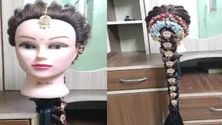 South indian bridal hairstyle part1 do yourself at home like professional||wedding hairstyle