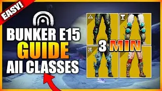Bunker E15 LEGEND Lost sector TODAY | All Classes GUIDE | 03/21/2024