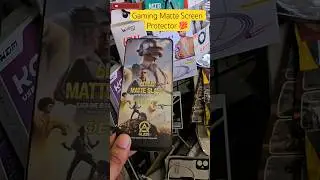 Matte tempered glass for gaming #shorts #ytshorts #screenprotector #pubgmobile