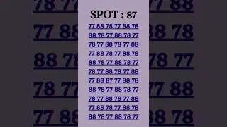 can you find 87 in 5 seconds? #wordpuzzlegame #game #mathematics #mindbendingquiz #puzzle