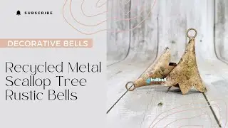 Recycled Metal Scallop Tree Rustic Bells Showcase | Handmade Metal Bells for D&eacute;cor & Gift Ideas.