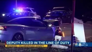 HCSO Deputy killed in line of duty in intentional car crash