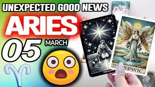 Aries ♈ 😃 UNEXPECTED GOOD NEWS😲 Horoscope for Today March 5 2025 ♈ Aries tarot March 5 2025