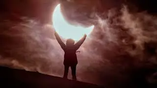 A Partial Solar Eclipse over Iceland #SolarEclipse #Astronomy #Eclipse2024 #APOD #GalaxyGallery