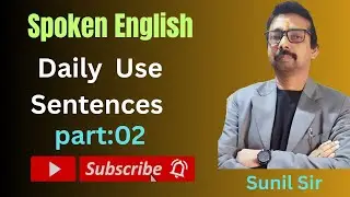 SPOKEN ENGLISH//Daily use sentences//Part:02//For all learners